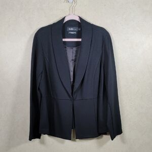 01147 Studio by Torrid black blazer w/slightly ruffled hem 2X